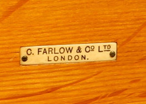 Farlow's Polished Oak Salmon Fly Box