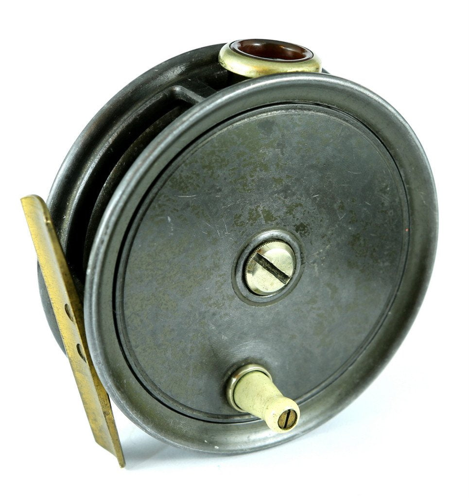 JW Young 3 1/2" Pattern 1 red agate fly reel 