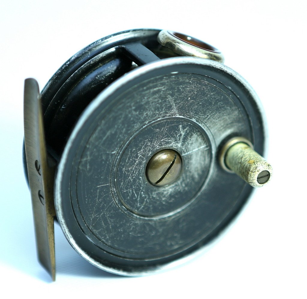 JW Young 3" Pattern 1 red agate fly reel 