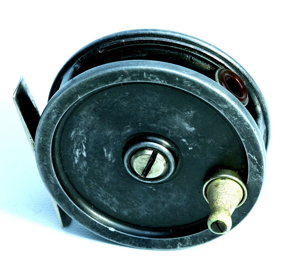 JW Young 3" Pattern 2A red agate fly reel 