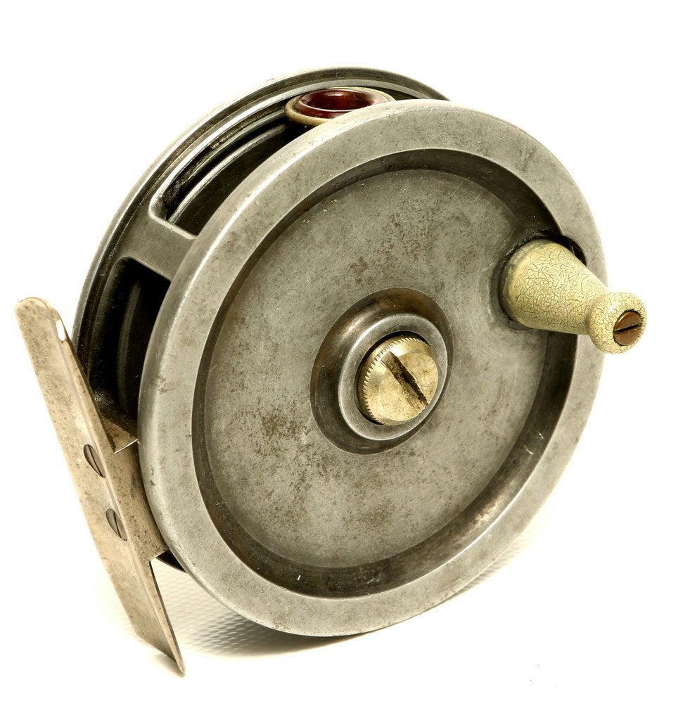 JW Young 3" Pattern 2A red agate fly reel 