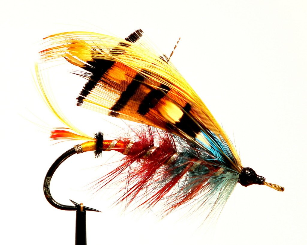 Farlow's Polished Oak Salmon Fly Box 