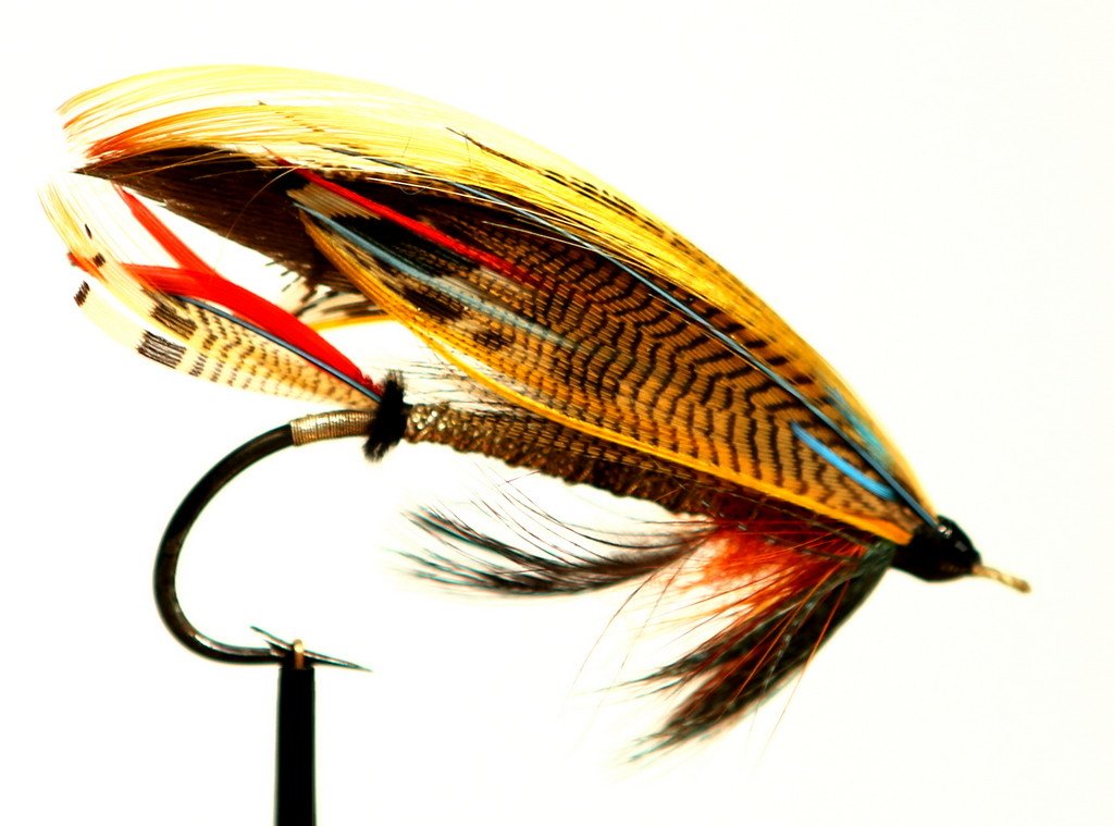 Farlow's Polished Oak Salmon Fly Box 