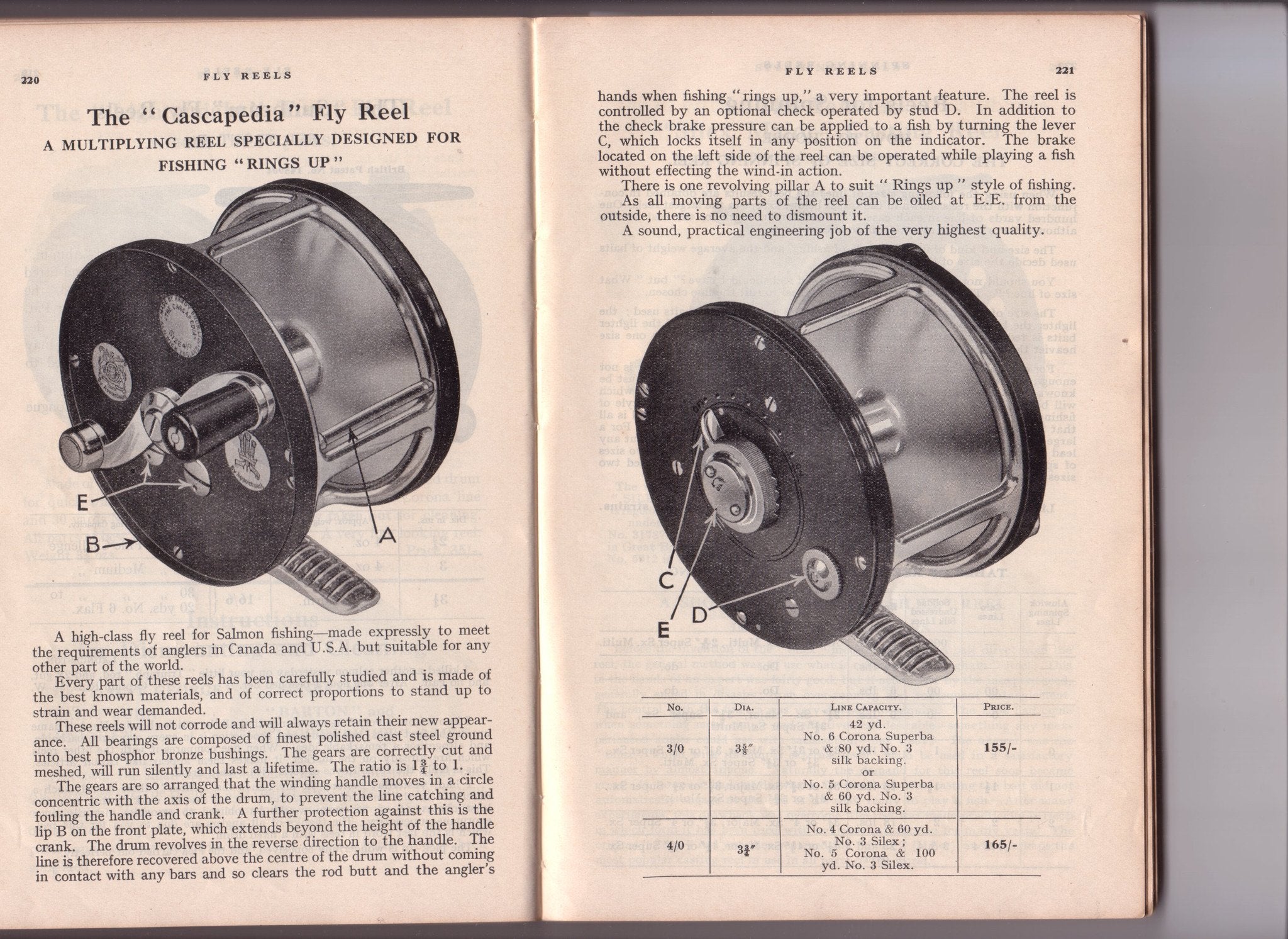 Hardy Cascapedia 4/0 Salmon Fly Reel - 1930's Original - Spinoza Rod Company