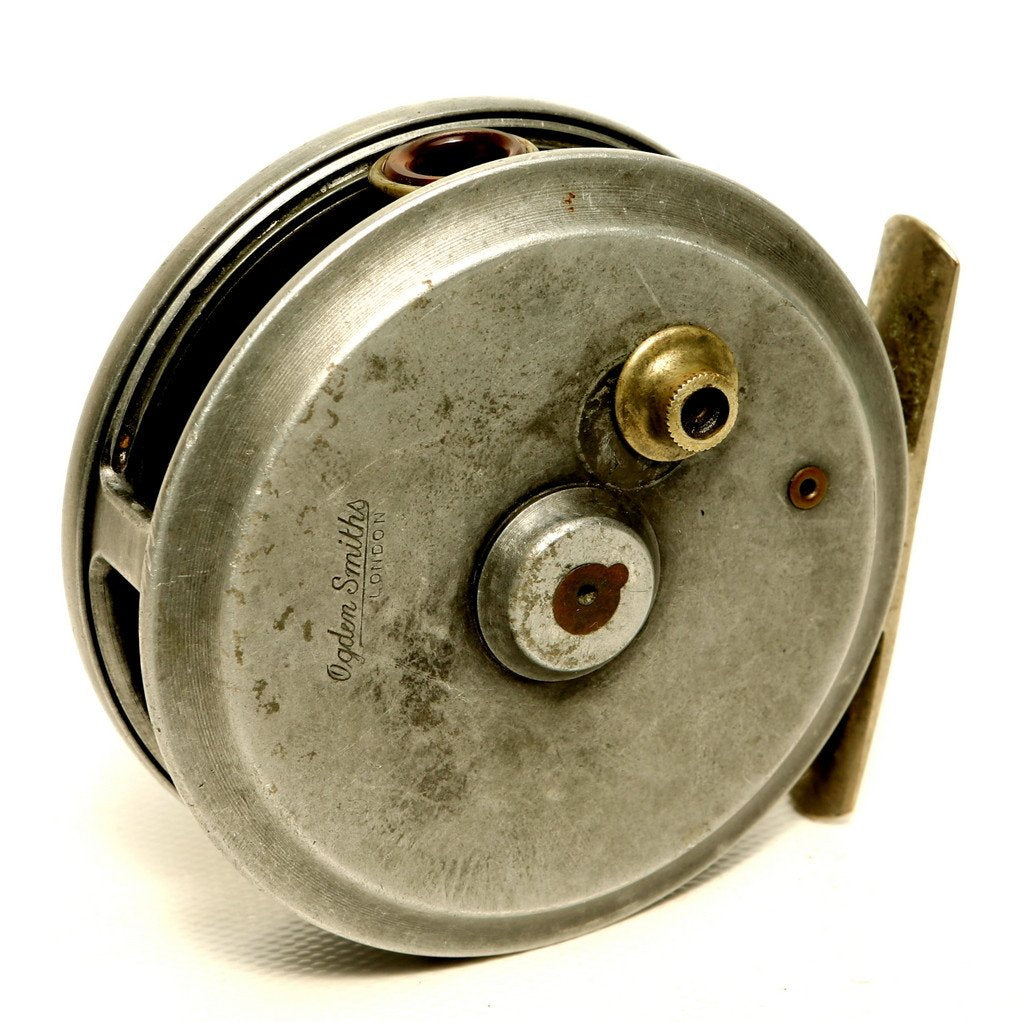 JW Young 3" Pattern 2A red agate fly reel 