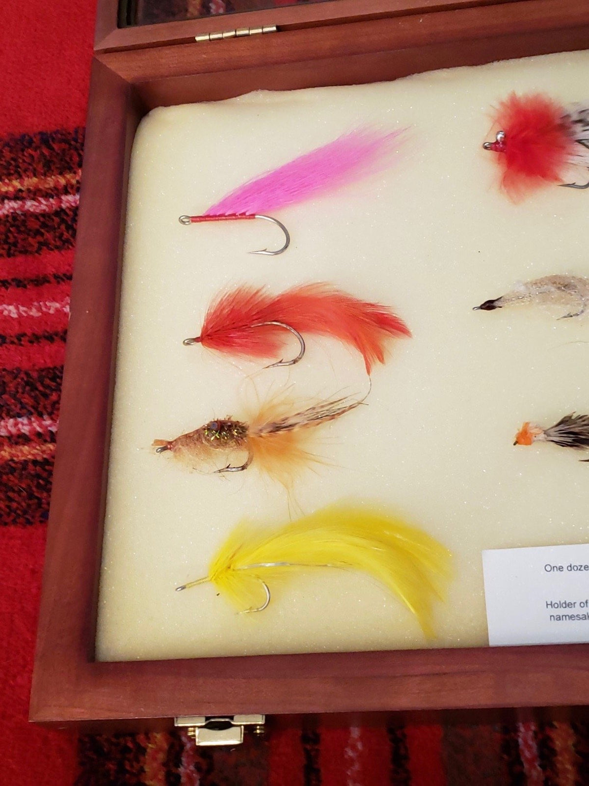Pate, Billy - Tarpon Flies in Display Case
