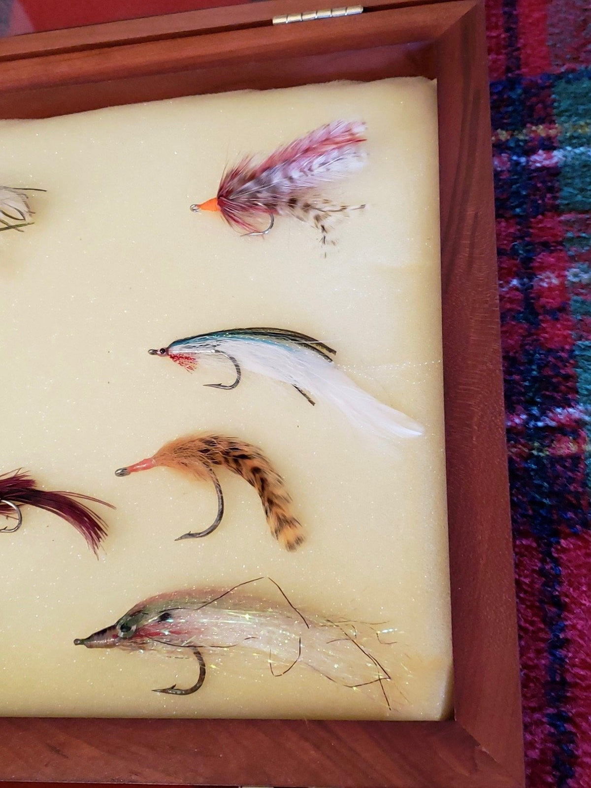 Pate, Billy - Tarpon Flies in Display Case