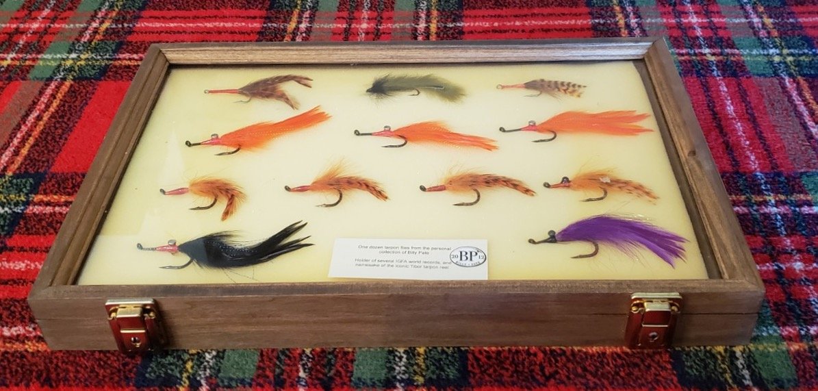 Pate, Billy - Tarpon Flies in Display Case