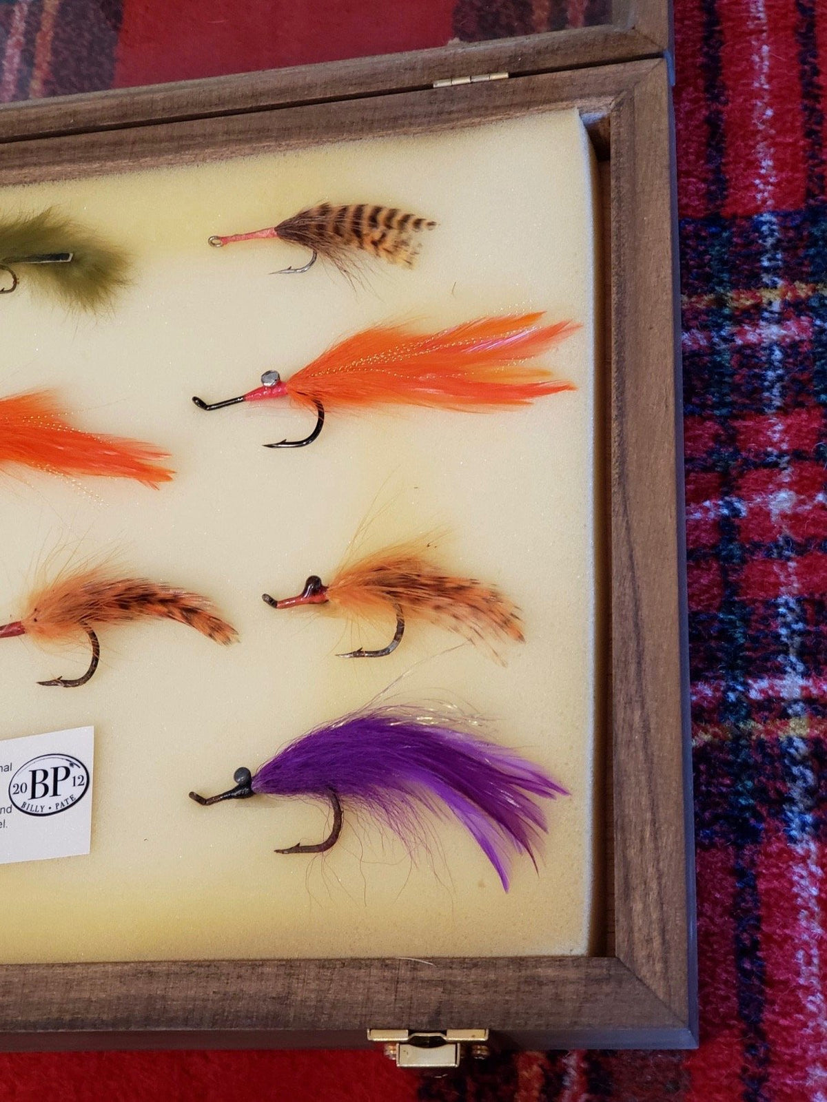 Pate, Billy - Tarpon Flies in Display Case