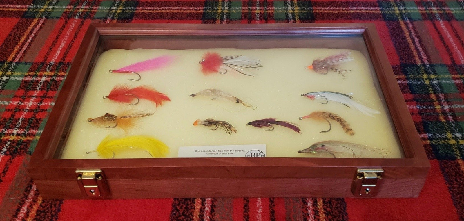 Pate, Billy - Tarpon Flies in Display Case