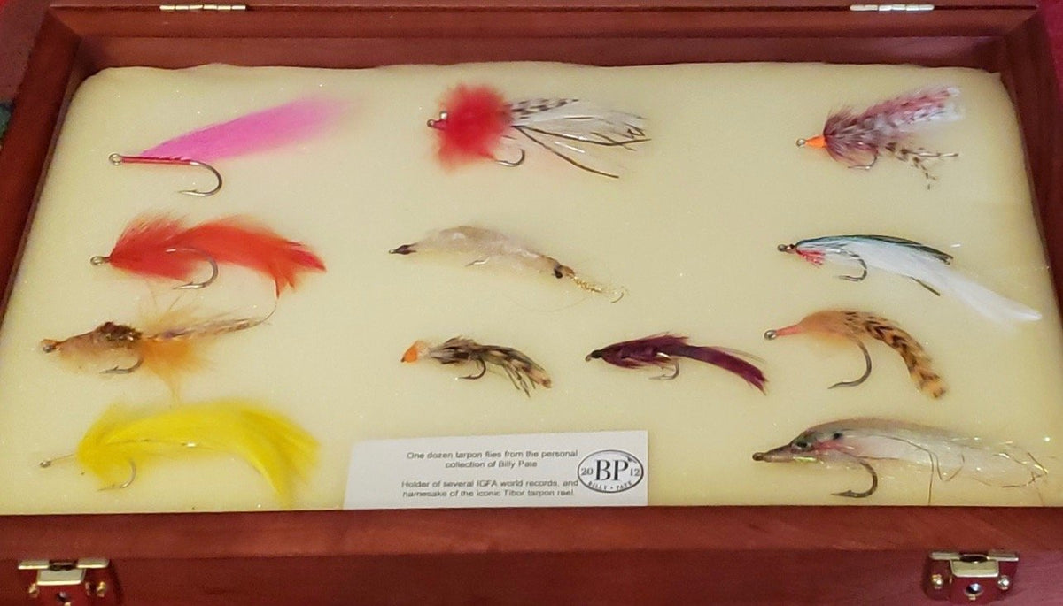 Pate, Billy - Tarpon Flies in Display Case