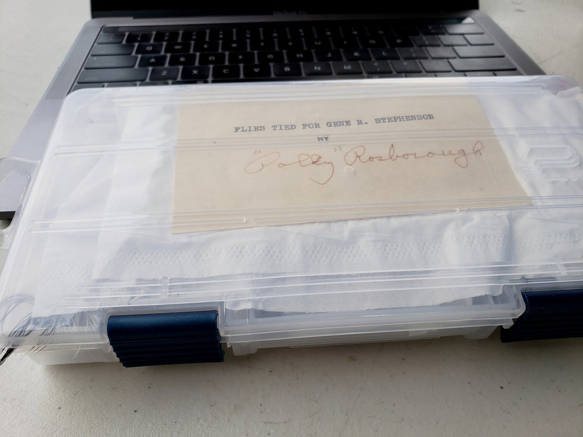 Rosborough, Ernest (Polly) -- Collection of Custom Tied Flies