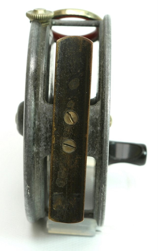 JW Young 3 3/8" Pattern 14A red agate fly reel 