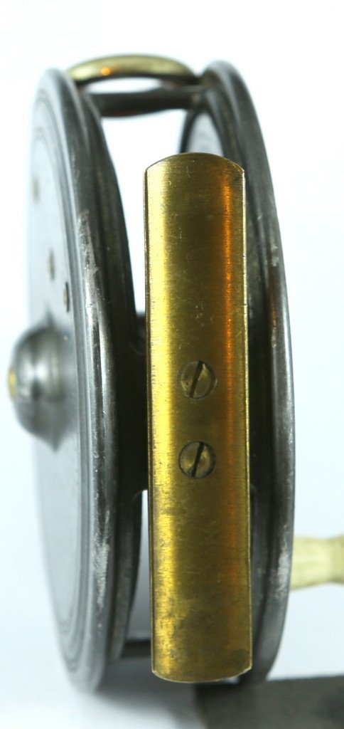 JW Young 3 1/2" Pattern 1 red agate fly reel 