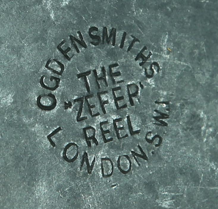 JW Young 3" Pattern 2A red agate fly reel 