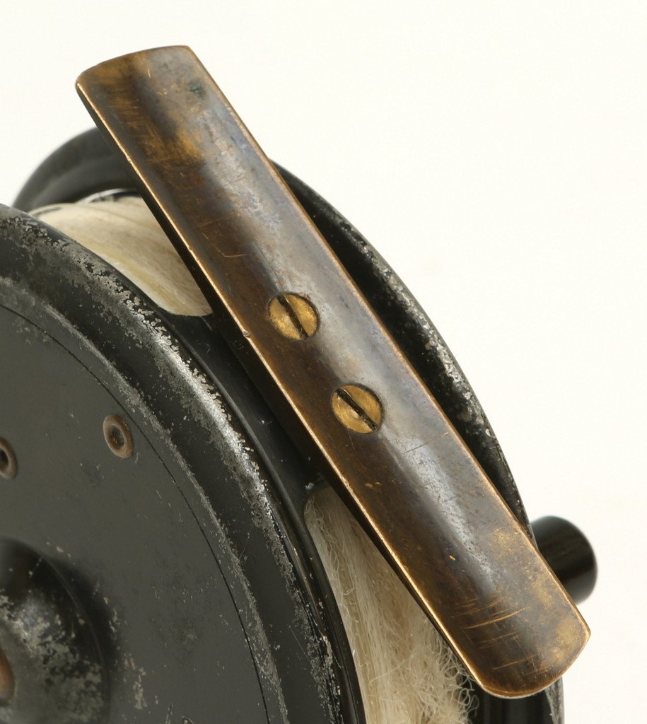 JW Young 3 1/2" Pattern 5 red agate fly reel 