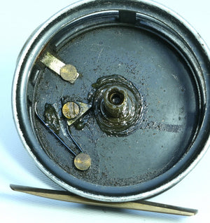 JW Young 3" Pattern 1 red agate fly reel