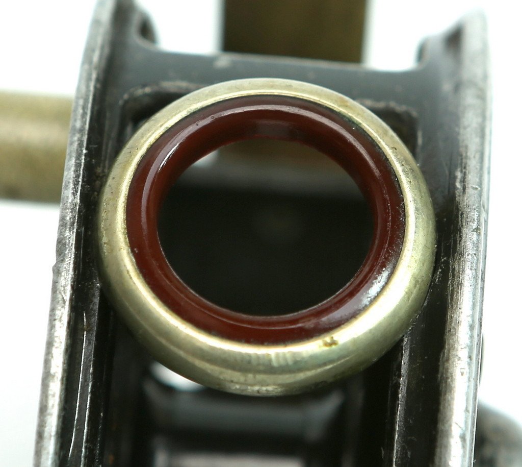 JW Young 3" Pattern 1 red agate fly reel 