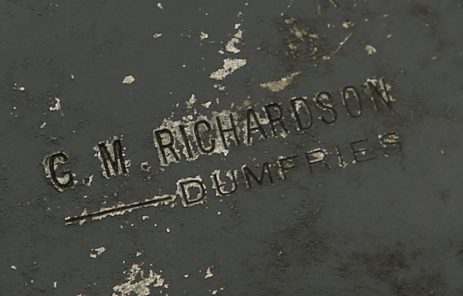 JW Young 3 1/2" Pattern 5 red agate fly reel 