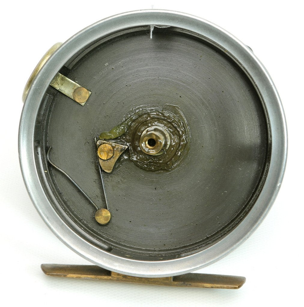 JW Young 4" Pattern 1 red agate fly reel 