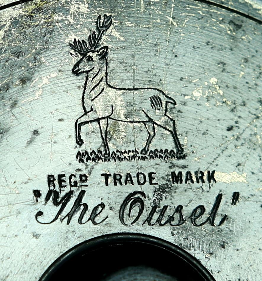 JW Young 3" Pattern 1 red agate fly reel 