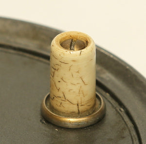 JW Young 3 1/2" red agate fly reel 