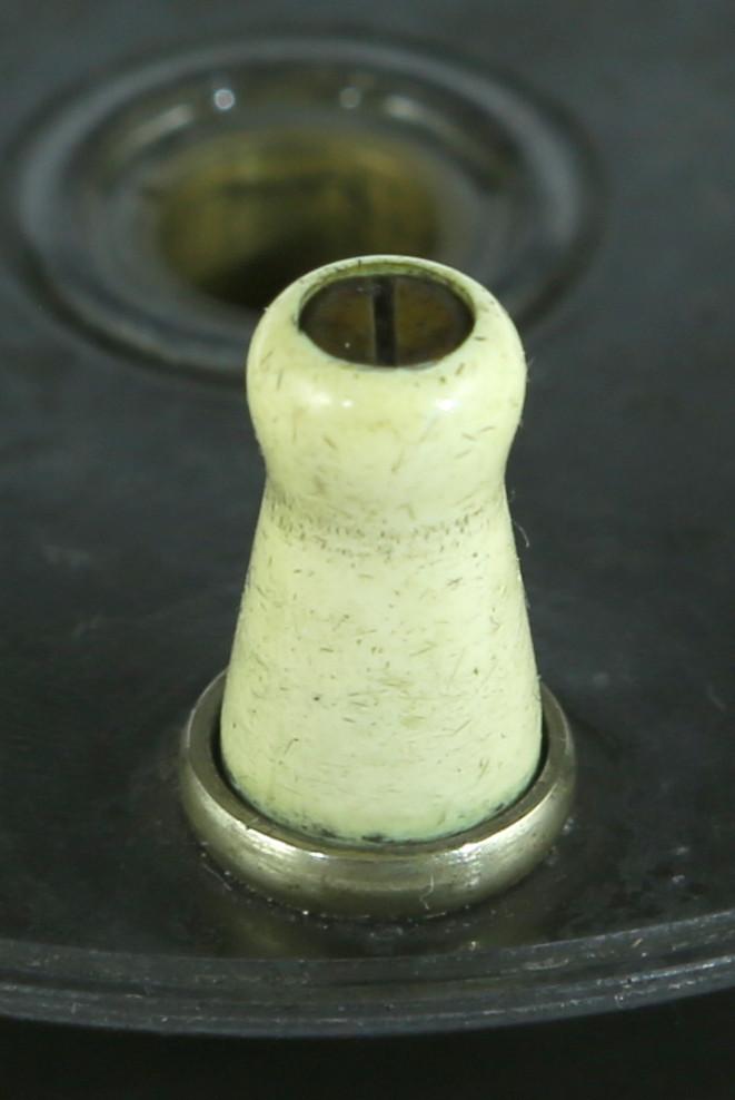 JW Young 3 1/2" Pattern 1 red agate fly reel 