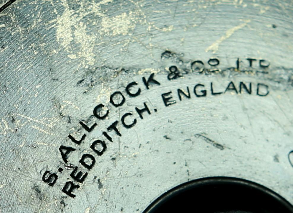 JW Young 3" Pattern 1 red agate fly reel