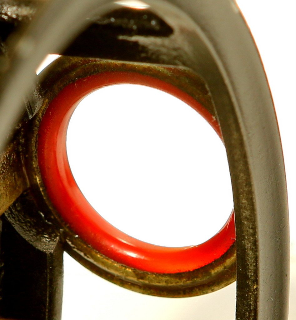 JW Young 3 1/8" Farlow's red agate fly reel 