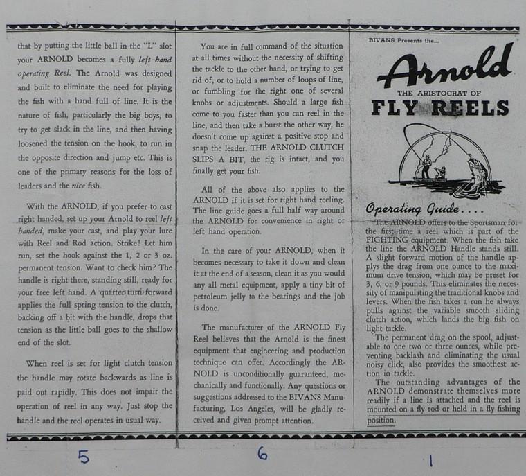 Bivans -- Arnold Fly Reel (Silver)