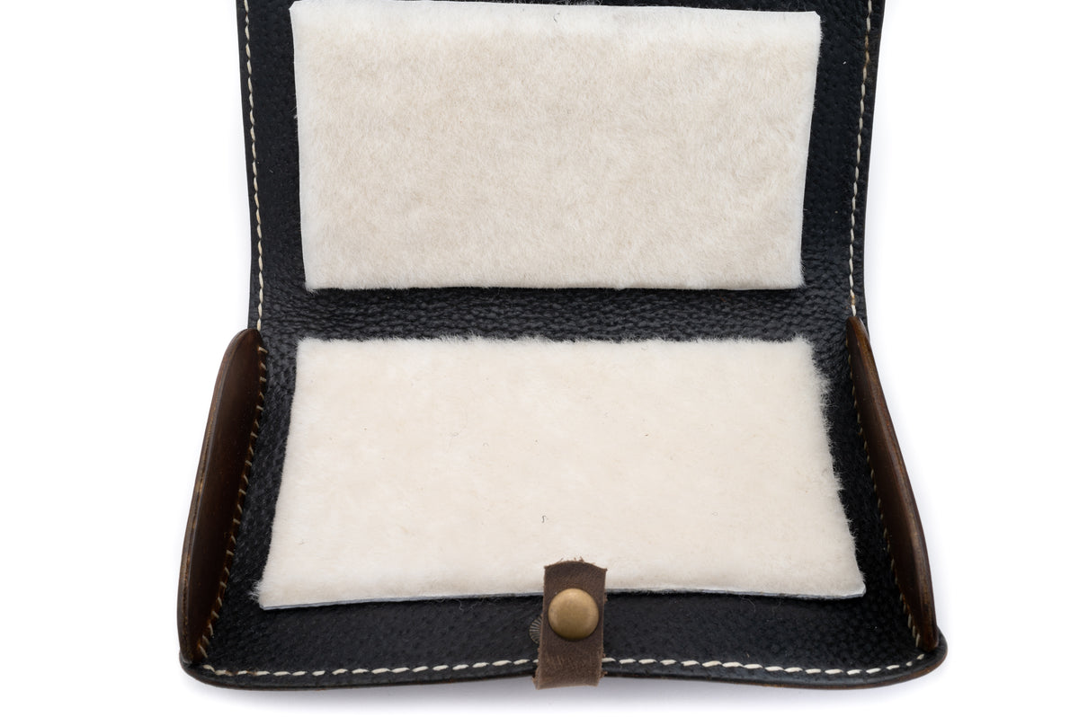 Art Merk Leather Fly Wallet w/fleece