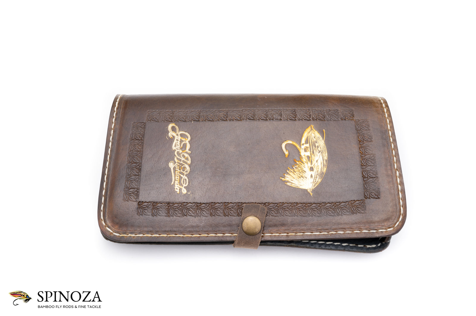 Art Merk Leather Fly Wallet w/clips