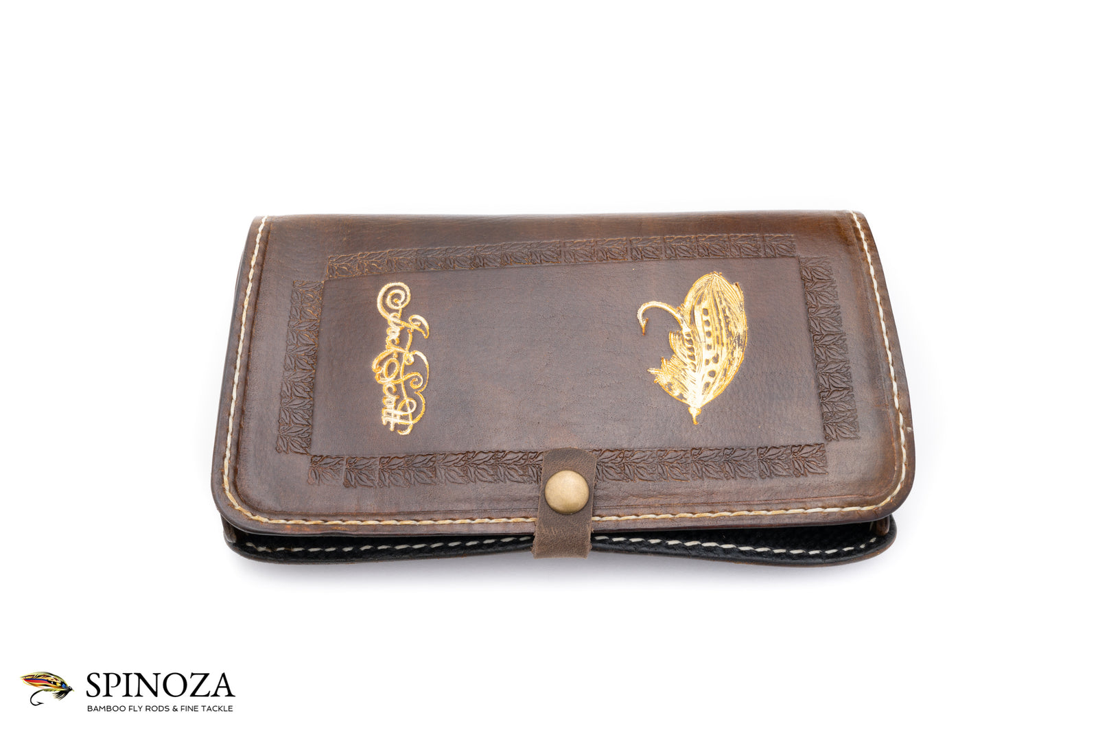 Art Merk Leather Fly Wallet w/fleece