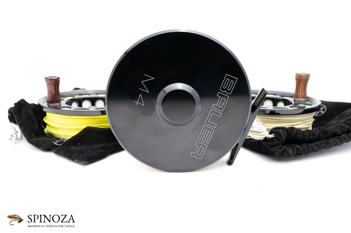 Bauer M4 Fly Reel with Two Spare Spools