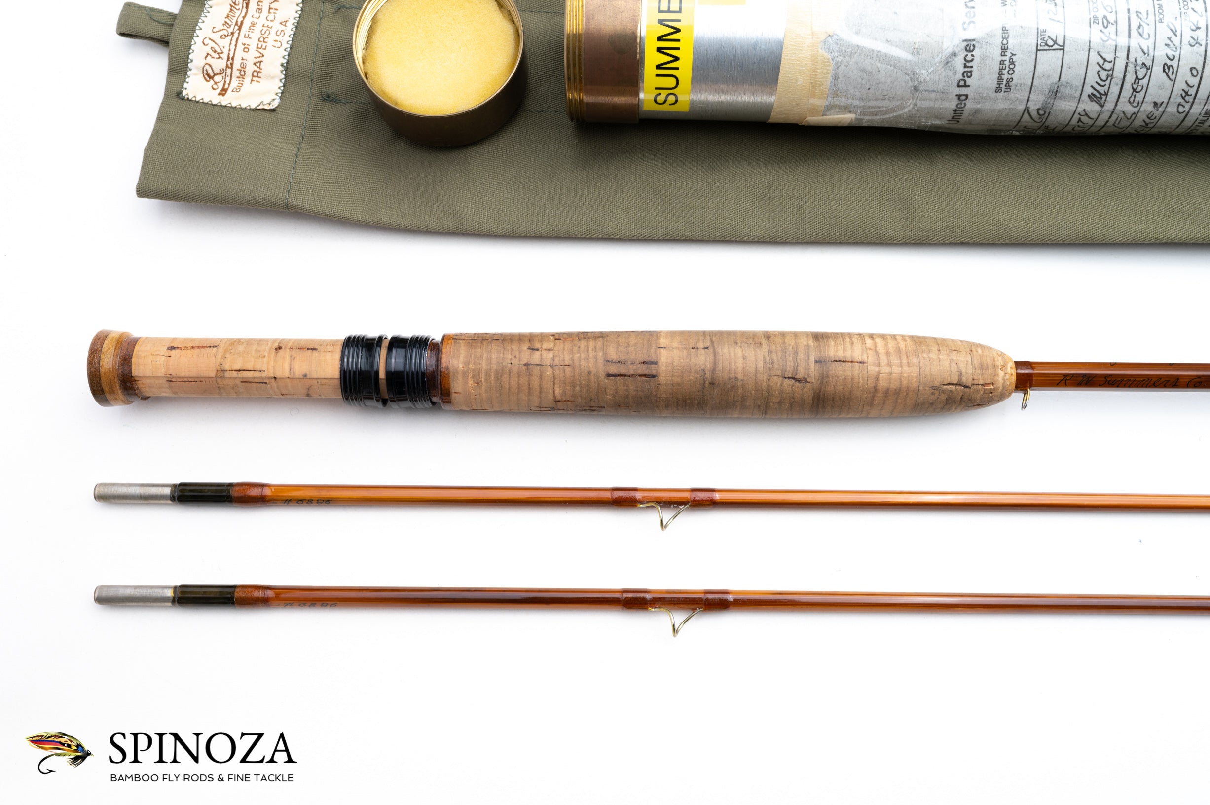 S-204: Vintage Fly Fishing Rod – 2 Piece