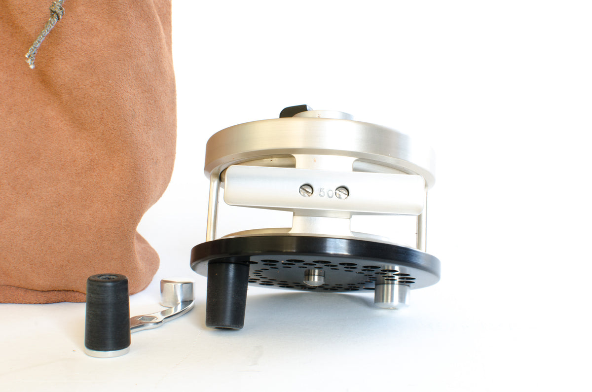 Bogdan 50 Fly Reel w/Palming Plate - LHW
