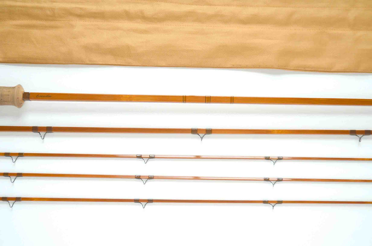 Per Brandin Quad bamboo fly rod 8'6" - Detail view showing expert craftsmanship and premium components