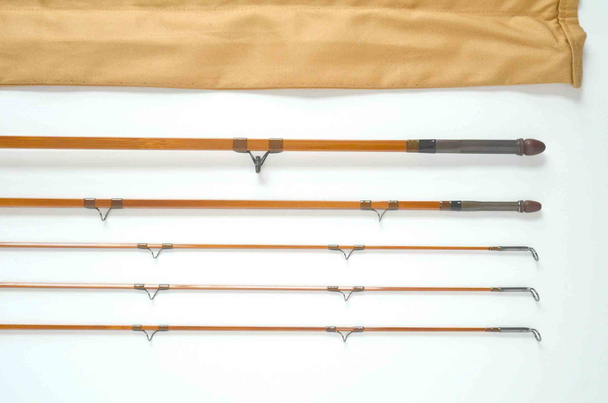 Per Brandin Quad Fly Rod 866 DF HB 8'6" 3/2 #6 - 3 (rod sections with wraps and guides)