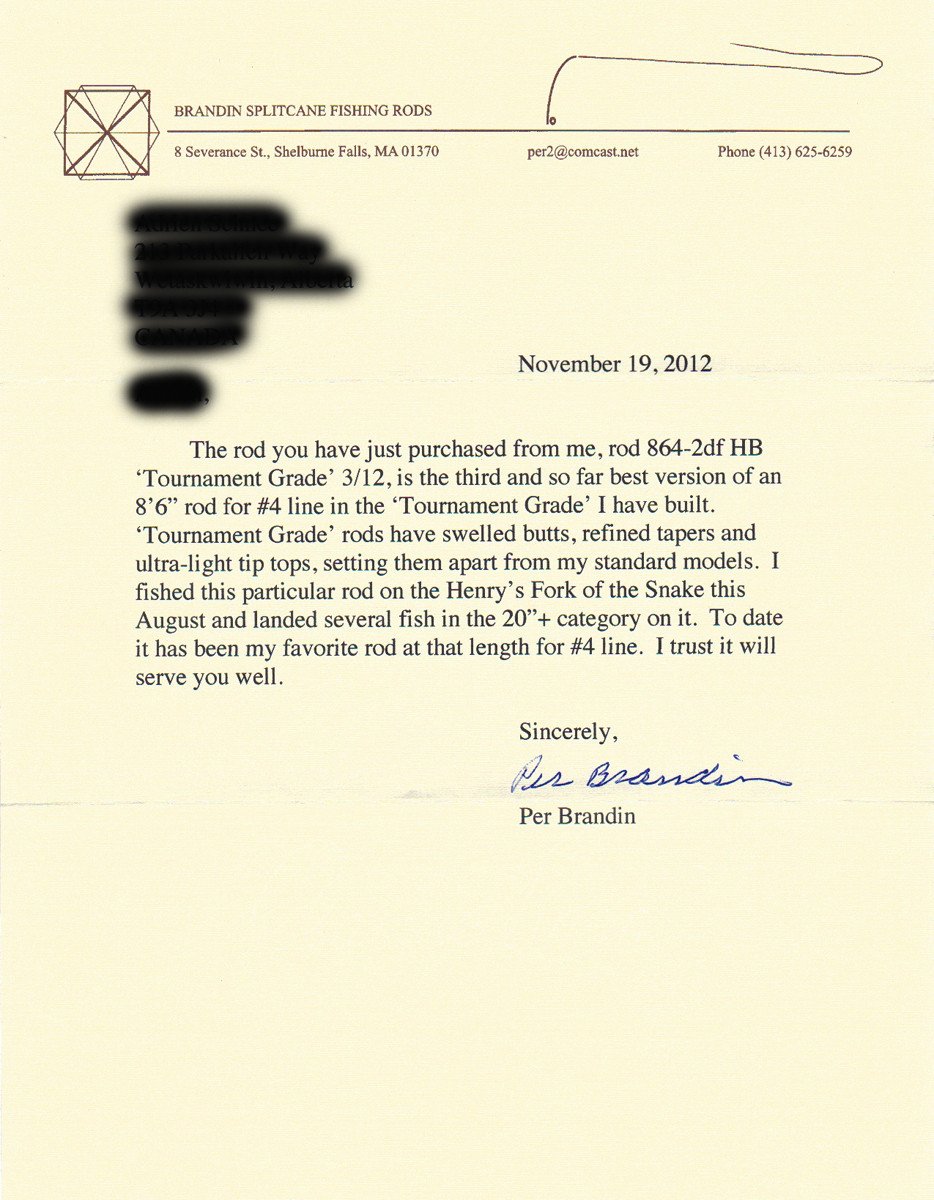 Brandin, Per - Model 864-2 DF Tournament Grade 