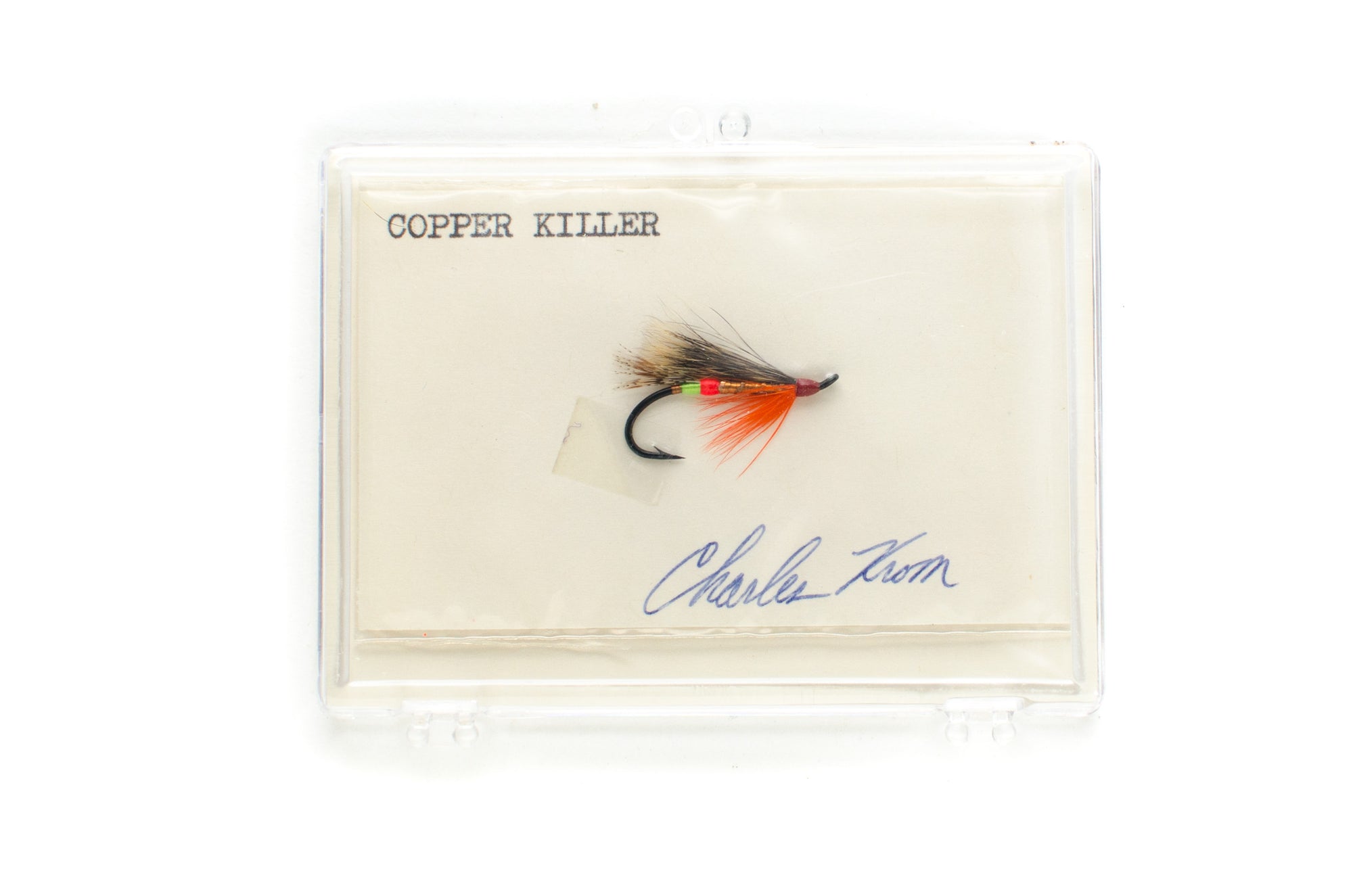 Copper Killer Salmon Fly by Charles Krom