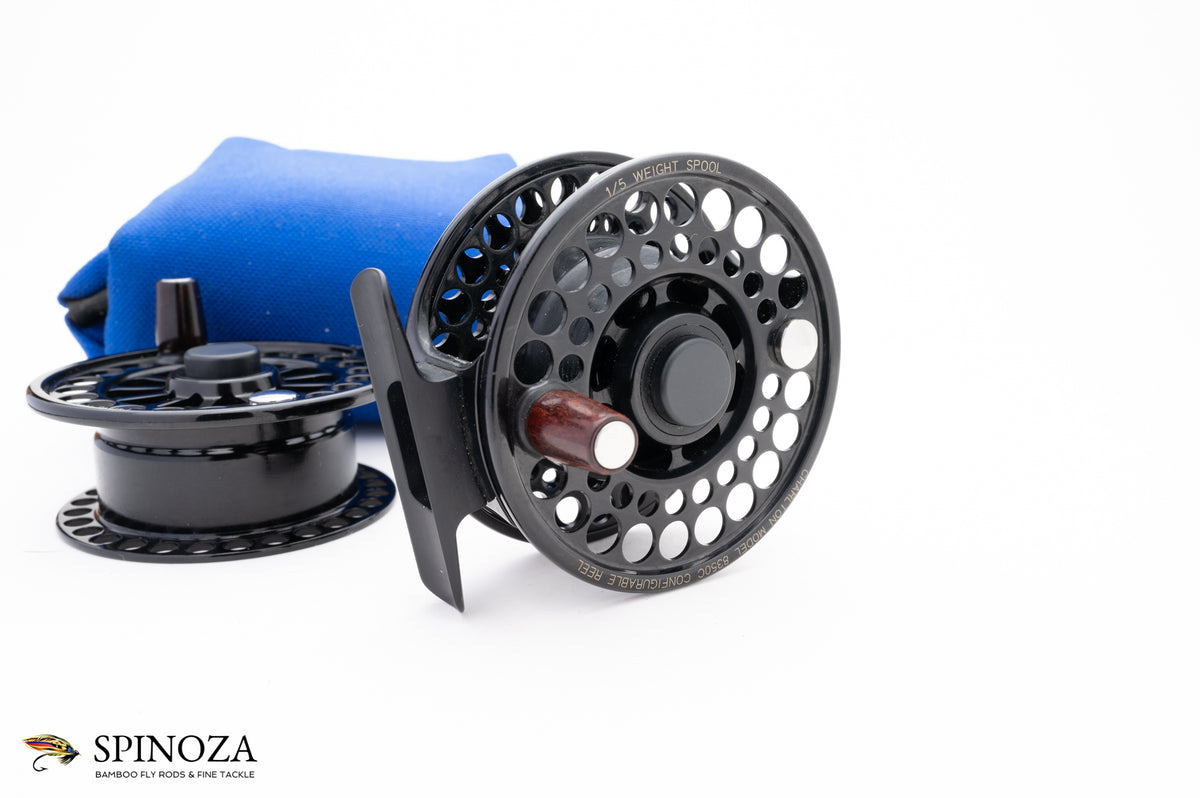 Charlton 8350C Fly Reel w 1-5 spool and spare 1-2 spool