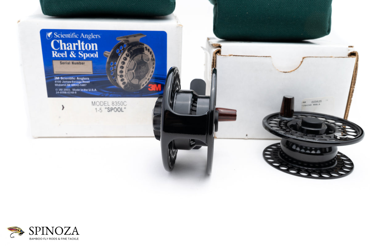 Charlton 8350C Fly Reel with two 1-5 Spools