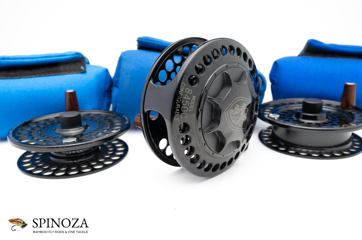 Charlton 8450C fly reel with 3/4, 5/6, and 7/8 Spools