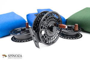Charlton 8450C fly reel with 3/4, 5/6, and 7/8 Spools