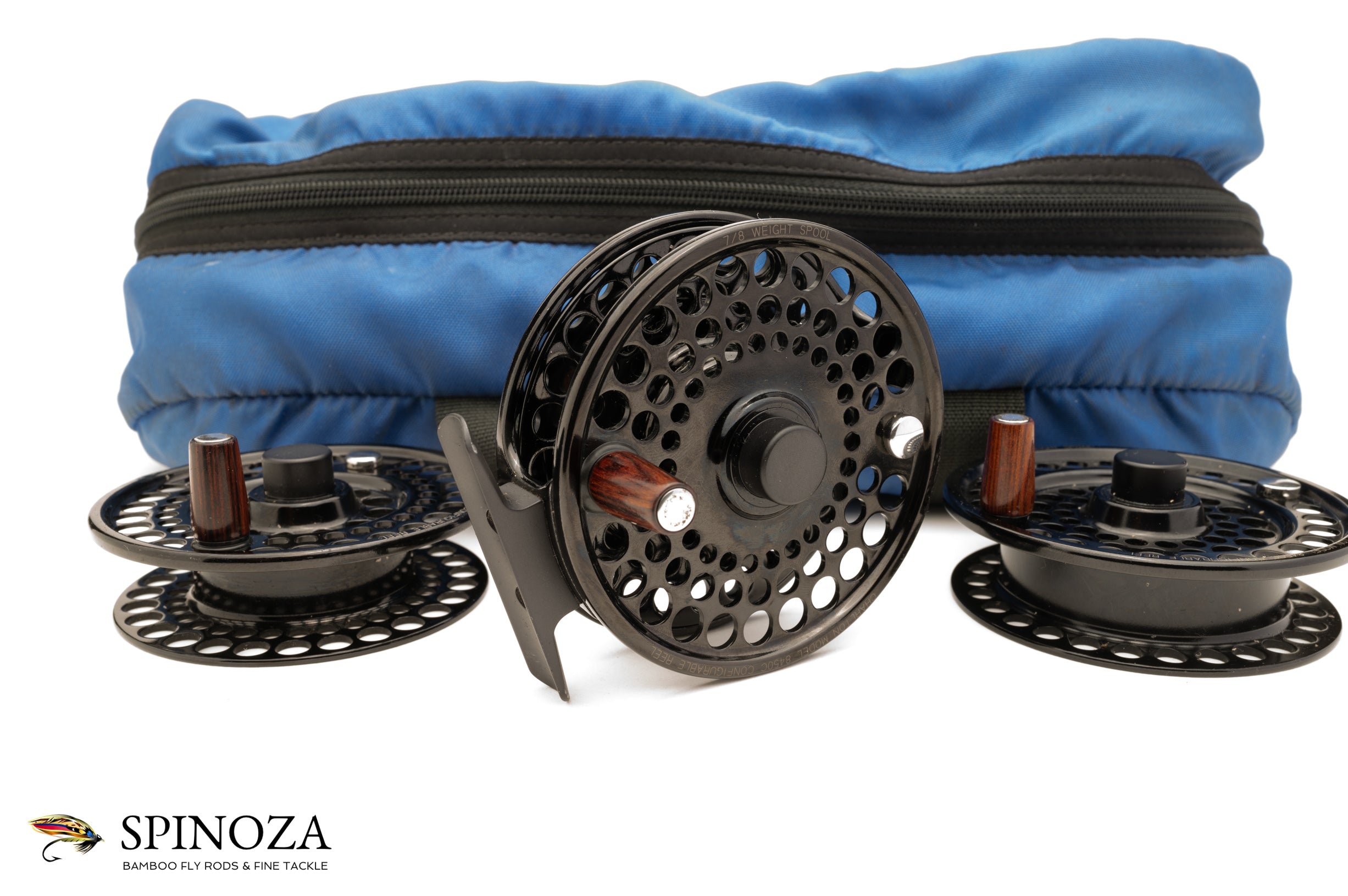 Charlton 8450CC Fly Reel with 3/4, 5/6, and 7/8 Spools - Spinoza Rod Company Charlton 8450CC Fly Reel with 3/4, 5/6, and 7/8 Spools - Spinoza Rod Company