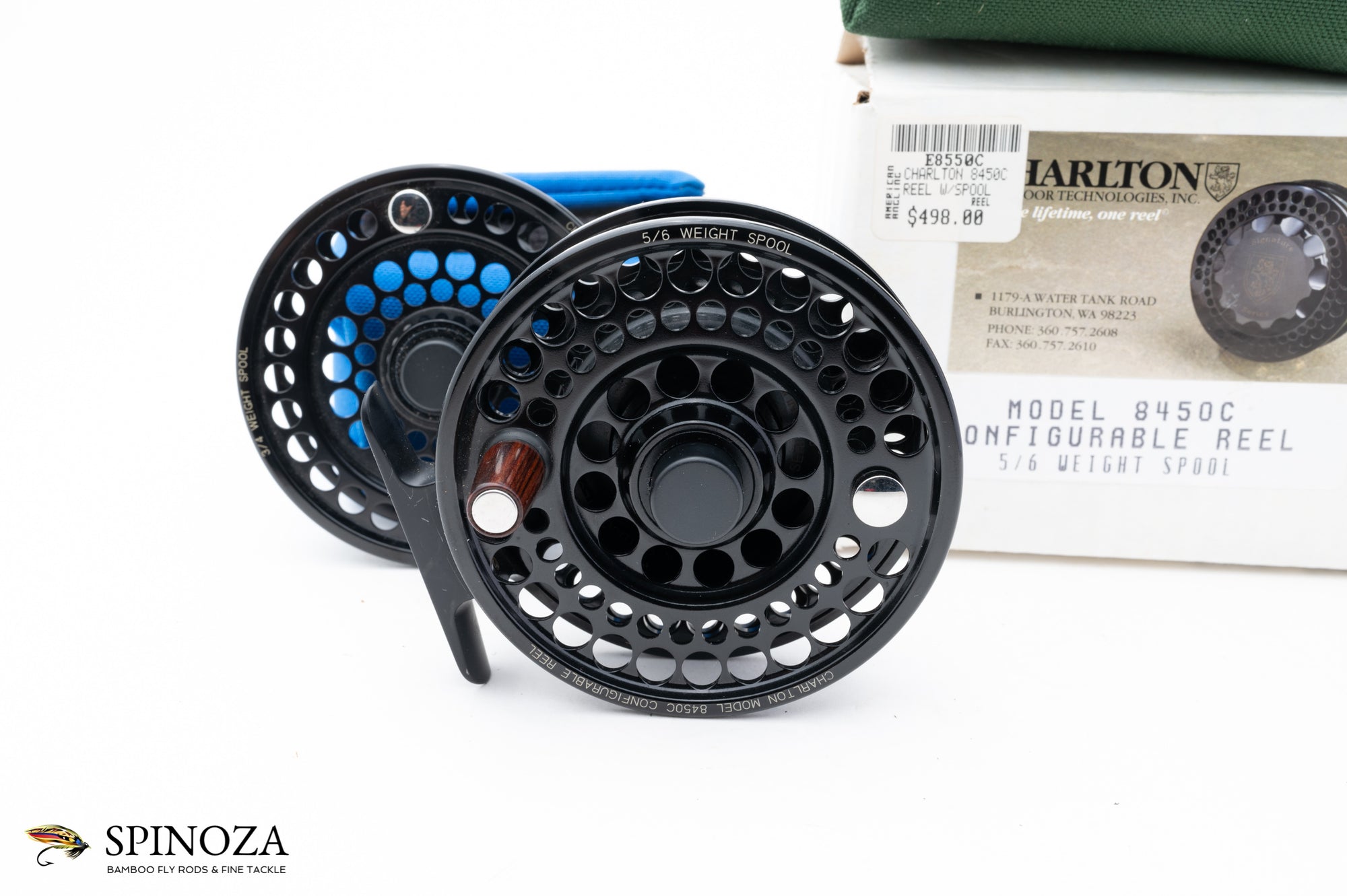 Charlton 8450C Reel w/ 5/6 and 3/4 spools