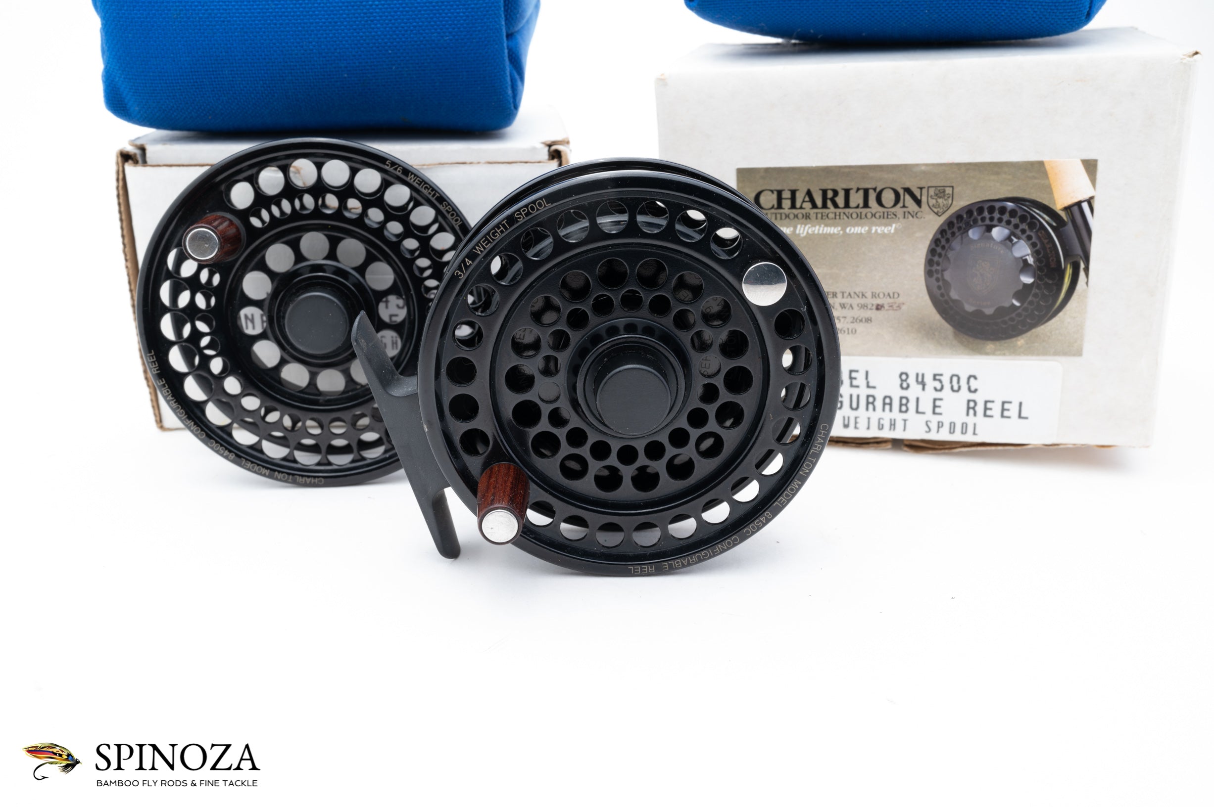 Charlton 8450C Reel w/ 5/6 and 3/4 spools Charlton 8450C Reel w/ 5/6 and 3/4 spools