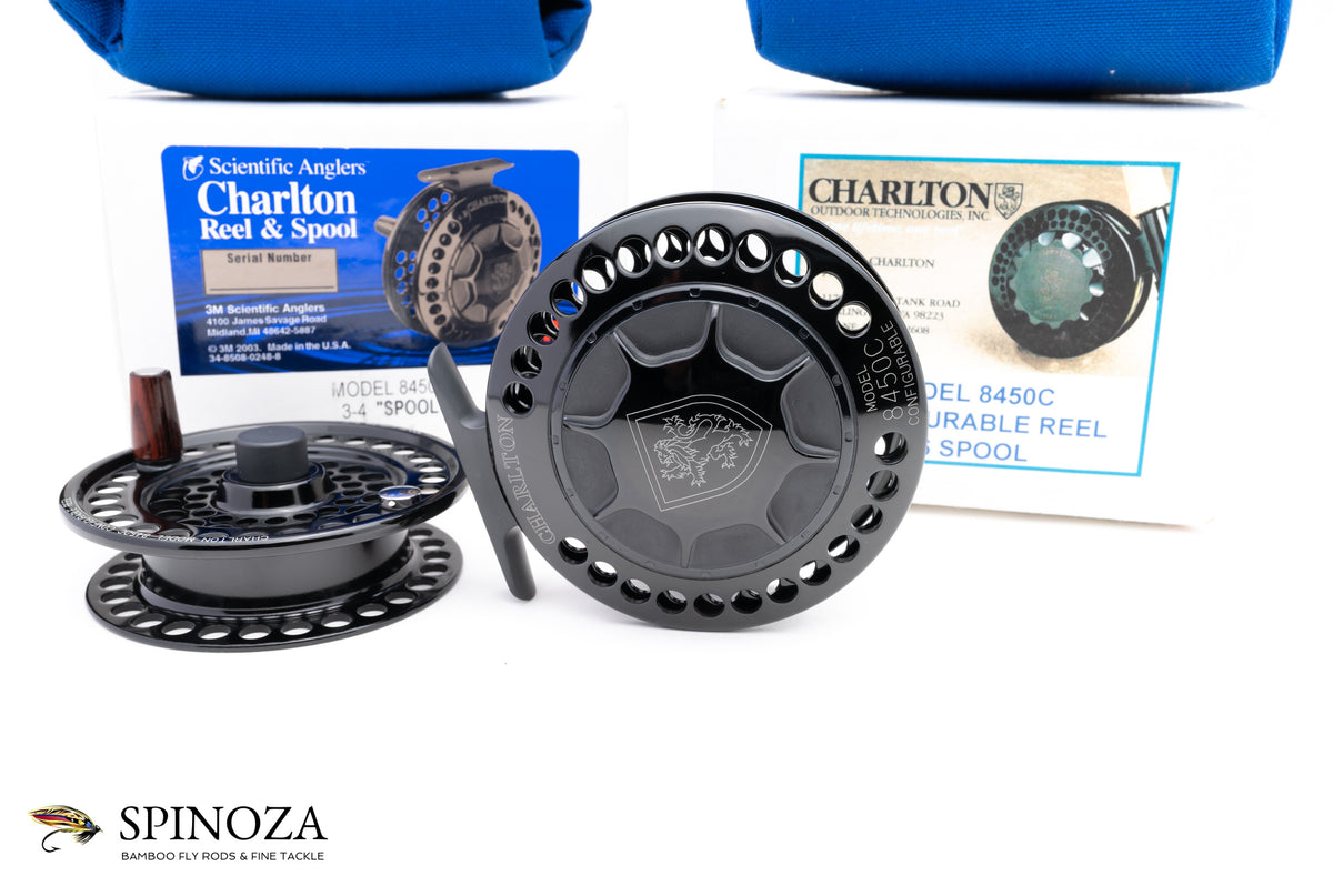 Charlton 8450C Fly Reel with 3/4 Spool and 5/6 Spool