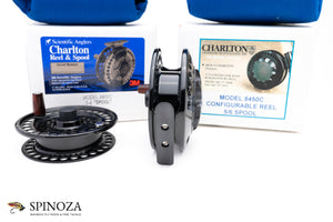 Charlton 8450C Fly Reel with 3/4 Spool and 5/6 Spool