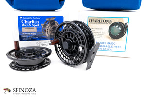 Charlton 8450C Fly Reel with 3/4 Spool and 5/6 Spool